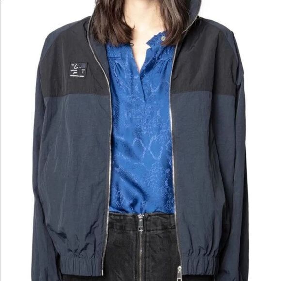 ZADIG&VOLTAIRE Kazes Water Repellent Nylon Jacket SMALL - Picture 1 of 3